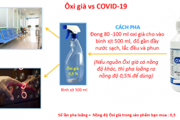 CÁCH TỰ PHA HÓA CHẤT CHỐNG COVID-19