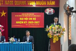CHI BỘ TRUNG TÂM NGHIÊN CỨU BÒ VÀ ĐỒNG CỎ BA VÌ  ĐẠI HỘI CHI BỘ KHÓA XIX NHIỆM KỲ 2025-2027