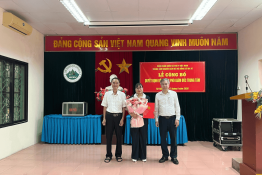LỄ CÔNG BỐ QUYẾT ĐỊNH BỔ NHIỆM PHÓ GIÁM ĐỐC TRUNG TÂM