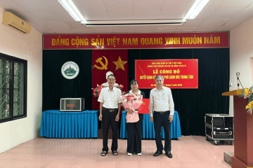 LỄ CÔNG BỐ QUYẾT ĐỊNH BỔ NHIỆM PHÓ GIÁM ĐỐC TRUNG TÂM